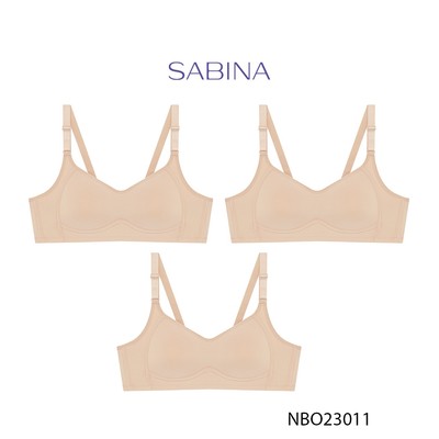 Combo 3 Áo Lót Không Đệm Không Gọng Có Size Lớn Màu Trơn Function Bra By Sabina NBO23011