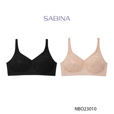 Combo 2 Áo Lót Không Đệm Không Gọng Có Size Lớn Phối Ren Thời Trang Function Bra By Sabina NBO23010