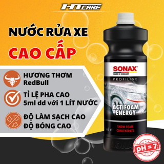 Nước rửa xe tạo bọt SONAX Actifoam Energy đậm đặc siêu bọt, siêu thơm dung tích 1L HTCARE