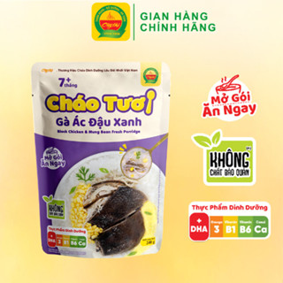 Cháo tươi Cây Thị Gà ác đậu xanh - Mở gói ăn ngay 240g