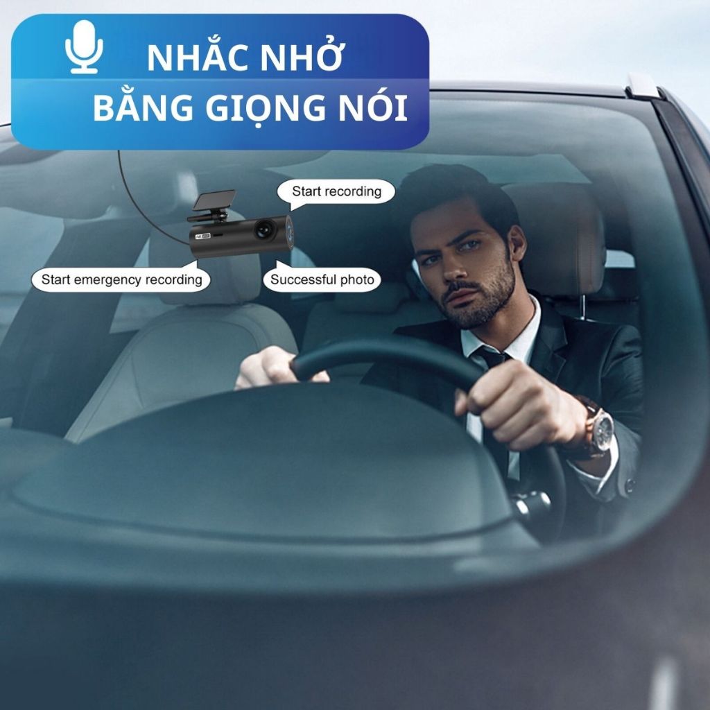 Camera Hành Trình Ô Tô 4K hai mắt, Cam Rộng, Siêu Nét, Kiểm Soát Và Theo Dõi Dễ Dàng Qua App | BigBuy360 - bigbuy360.vn