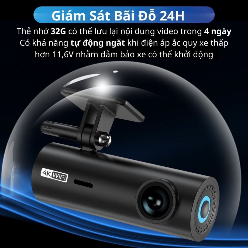 Camera Hành Trình Ô Tô 4K hai mắt, Cam Rộng, Siêu Nét, Kiểm Soát Và Theo Dõi Dễ Dàng Qua App | BigBuy360 - bigbuy360.vn