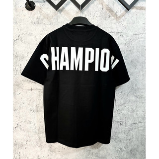 [Ảnh Thật] Áo thun Champion Big Logo form âu cotton lạnh dày in dtg - Streetwears SG