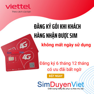 Sim Viettel 4G giá rẻ