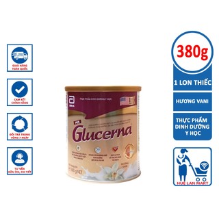 [CHÍNH HÃNG] Sữa Bột Abbott Glucerna Hương Vani - Hộp 380g