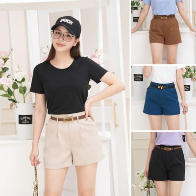 Quần sooc nữ NS09 nhiều màu chất Tuypsi Loza G0130
