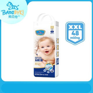 Combo 2 túi tã/bỉm Bangbyki Thái Lan siêu thấm hút mềm mịn