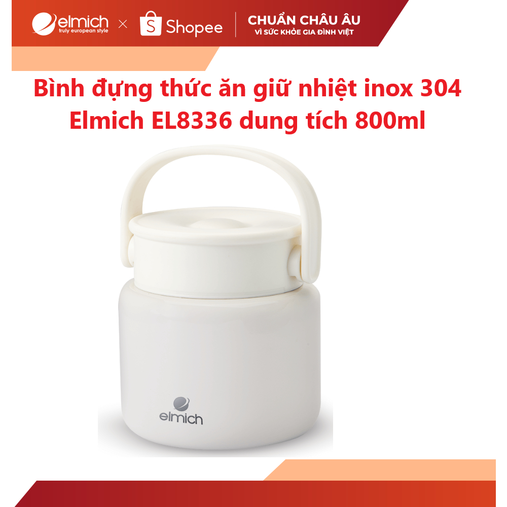 Bình đựng thức ăn giữ nhiệt inox 304 Elmich EL8336 dung tích 800ml