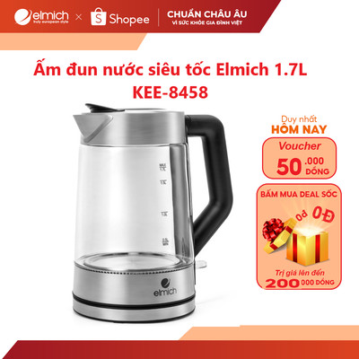 Ấm đun nước siêu tốc Elmich 1.7L KEE-8458