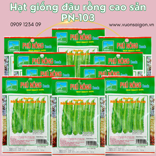 Hạt giống đậu rồng cao sản PN-103, hạt giống chắc khỏe, tỉ lệ nẩy mầm cao(Green City)