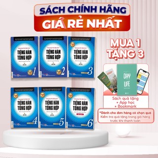 Combo 6 tập tiếng hàn tổng hợp dành cho người việt nam gồm giáo trình và bài tập - sách học tiếng hàn topik - mcbooks