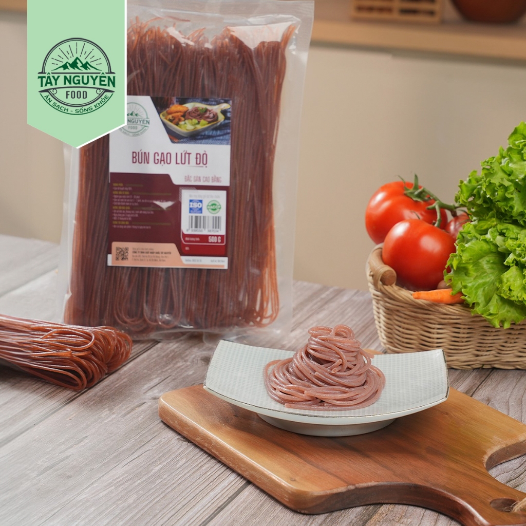 Bún gạo lứt đỏ Cao Bằng eatclean Tây Nguyên Food – Việt Nam 500g 1kg 