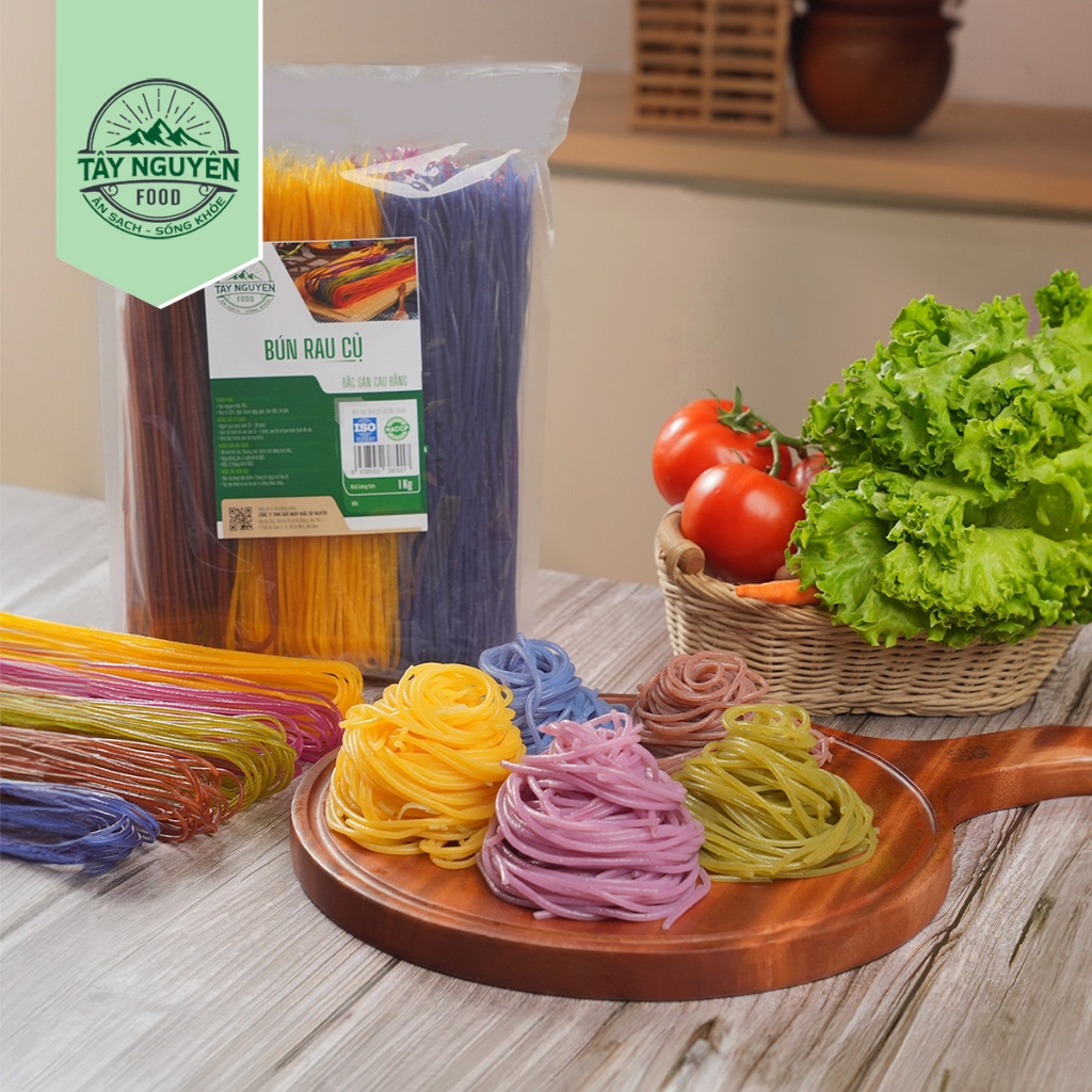 Bún gạo rau củ Cao Bằng eatclean, healthy Tây Nguyên Food - Việt Nam 1kg
