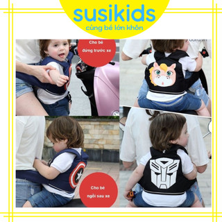 Đai đi xe máy cho bé an toàn dạng balo susikids ato5