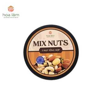 Hạt tổng hợp Mix nuts 5 loại Hoa Lâm cung cấp dưỡng chất cho cơ thể loại 150g và 500g