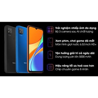 Điện Thoại Xiaomi Redmi 9C(New)(Ram3)