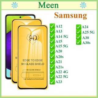 Kính cường lực 9D Samsung A12/A13/A14/A15/A20/A20s/A21/A21s/A22/A23/A24/A25/A30/A30s Full Màn Hình (Tặng Giấy Lau)