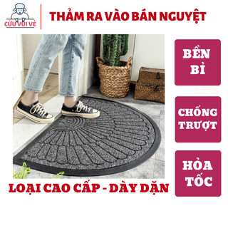Thảm Chùi Chân Hình Bán Nguyệt Để Cửa Ra Vào