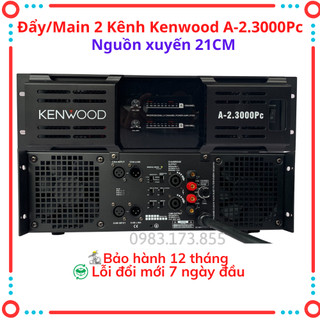 Cục đẩy 2 kênh 3u kenwood a-2.2000pc và a-2.3000pc trang bị 68 sò lớn,công suất 2000w/kênh.