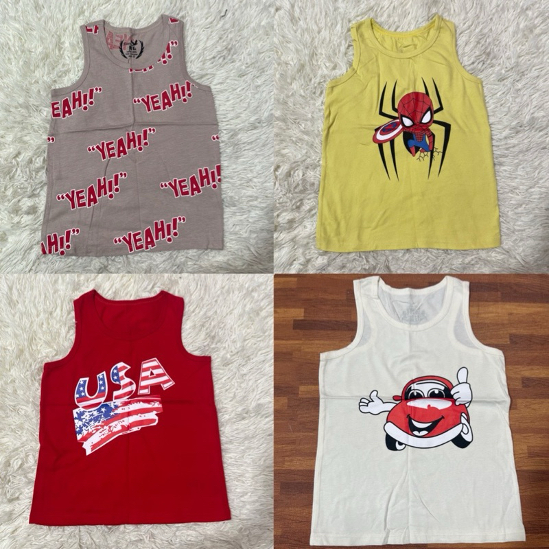 Áo ba lỗ trẻ em 21-25kg [Size 8]