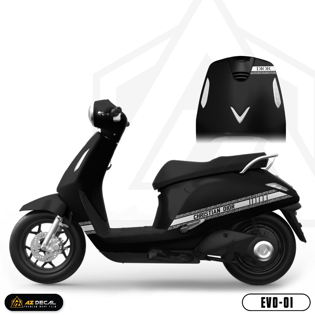 Tem Decal Xe Máy Evo 200 | EVO-01 | Team Decal Hình Dán Xe Máy Evo 200 Chống Bay Màu AN Stickers