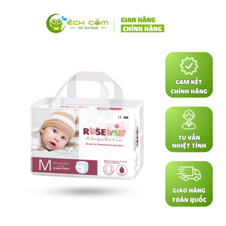 Bỉm rose baby tã dán - tã quần tiêu chuẩn châu âu, thiết kế mỏng gọn, thấm hút siêu tốt, khô thoáng suốt 24h