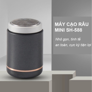 Máy cạo râu mini bỏ túi đa năng chống nước 6 lưỡi dao kép chuẩn IPX7 dùng