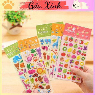 Sticker dán nổi nhiều hình