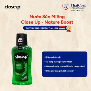 Nước Súc Miệng Close Up - Nature Boost (500ml/Chai)