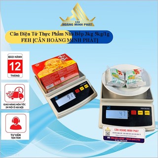 Cân Điện Tử 5kg 3kg 1kg FEH Dùng Cho Nhà Bếp - Cân Hàng Thực Phẩm