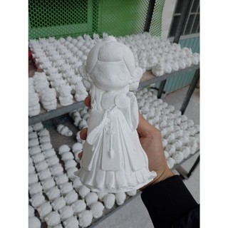 Tượng tô màu SIZE LỚN công chúa - tượng thạch cao dành cho bé gái