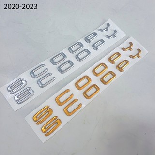 Bộ 2 tem chữ scoopy dán xe honda pvc nổi