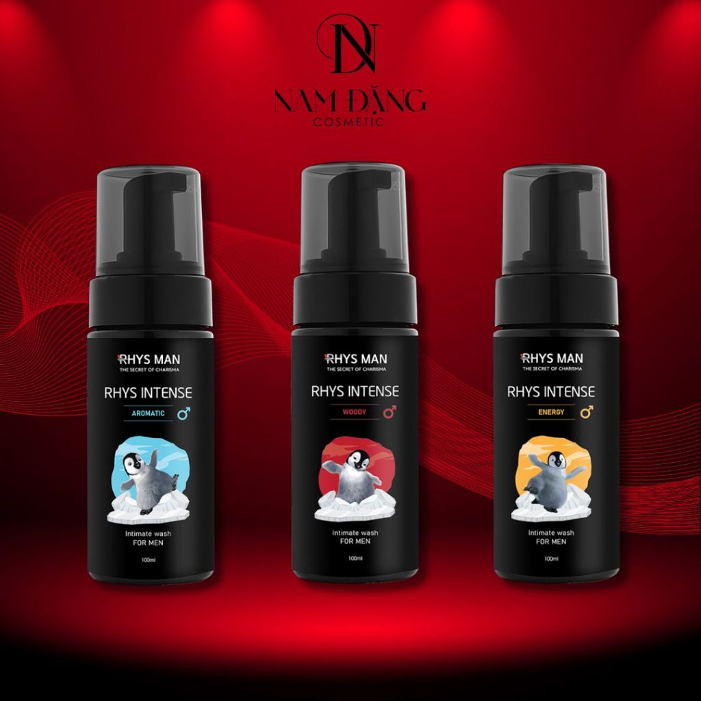 Bọt vệ sinh nam giới RHYS MAN Rhys Intense 100ml