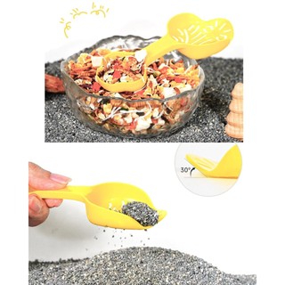 Xẻng lọc cát kèm muỗng xúc thức ăn NRQ cho hamster và thú cưng nhỏ