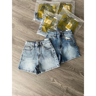 Quần short jeans lưng cao ZR dư xịn COBÉ
