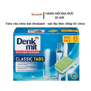 Viên rửa bát Denkmit - chuyên dùng cho máy rửa chén - nội địa Đức- Nhà Của Chi