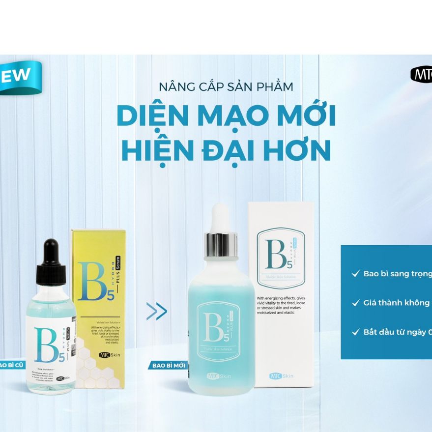 [Auth] Serum HYDRO B5 MTC SKIN HÀN QUỐC