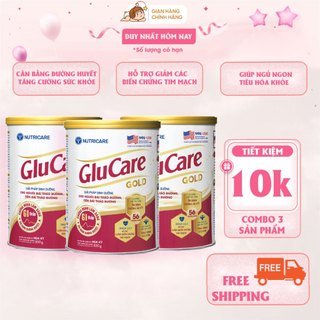 Sữa bột Nutricare Glucare Gold dinh dưỡng cho người tiểu đường