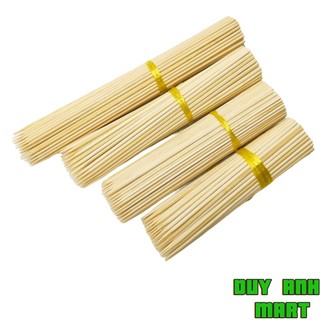 Que xiên tre [1 Kg, 500g] tăm xiên nướng thịt, khoai tây lốc xoáy, xúc xích, đầy đủ kích cỡ