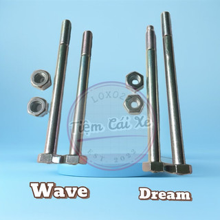 Óc treo máy/ óc xỏ ngang hay treo lòng xe Wave/Dream trước sau
