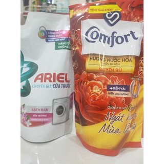 Combo nước giặt ariel + nước xả comfort 400ml