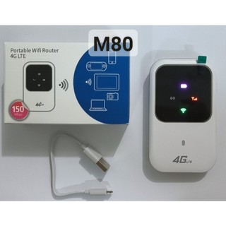 Bộ phát wifi di động dùng sim 4g 150mbps phiên bản nâng cấp pwf- m80 tốc độ cao