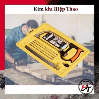 Bộ cưa tay đa năng gia đình - trọn bộ 6 lưỡi cưa + tay cầm - thủ công mỹ nghệ, cưa gỗ ,sắt, lọng, chỉ bcmn-v