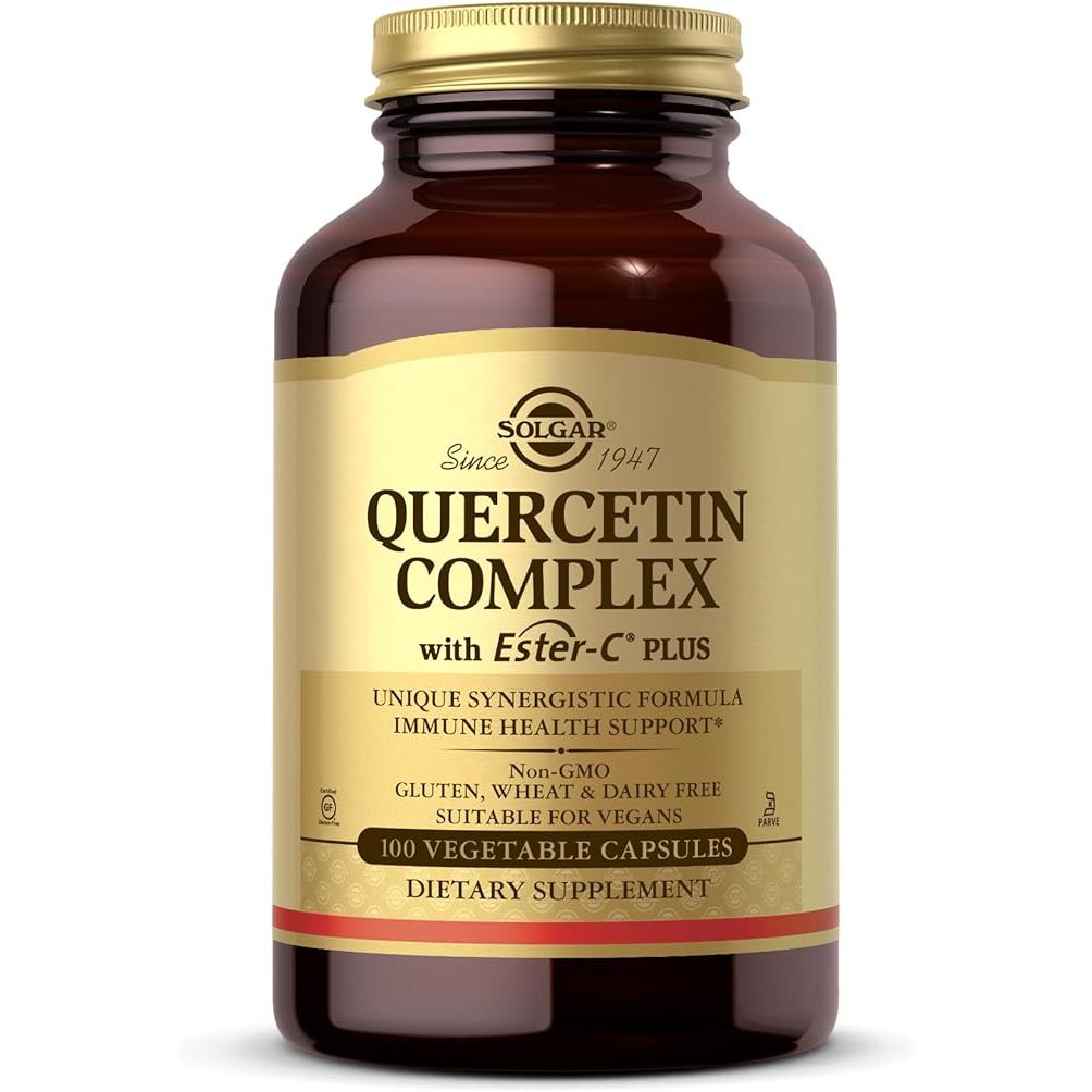 Viên Uống Hỗ Trợ Tim Mạch, Tăng Miễn Dịch, Chống Oxy Hóa Solgar Quercetin Complex with Ester-C Plus