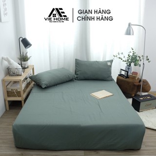  Bộ Ga Giường Vỏ Gối Cotton Tici VIE Home - Bedding đủ kích thước ra trải nệm 1m2 1m4 1m6 1m8 2m 