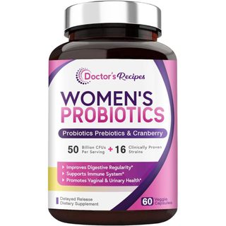 Doctor's Recipes Women’s Probiotic 50tỷ lợi khuẩn Men Vi Sinh Hỗ Trợ Sức Khỏe Phụ Nữ Và Đường Tiết Niệu 60 viên