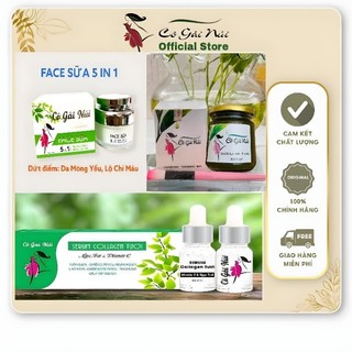 Combo cao lá rừng & kem face sữa & serum