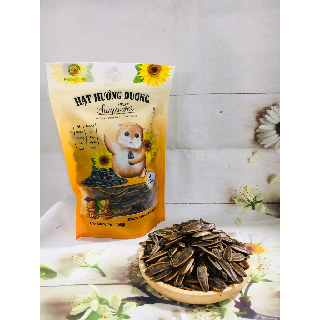 Hạt hướng dương vị óc chó HAPUFOOD 150g - thơm ngon, tiện lợi