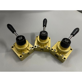 Van gạt tay 4/3 điều khiển xylanh khí nén