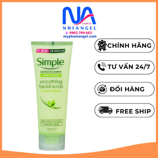 Tẩy da chết Simple Kind to Skin Smoothing Facial Scrub 75ml